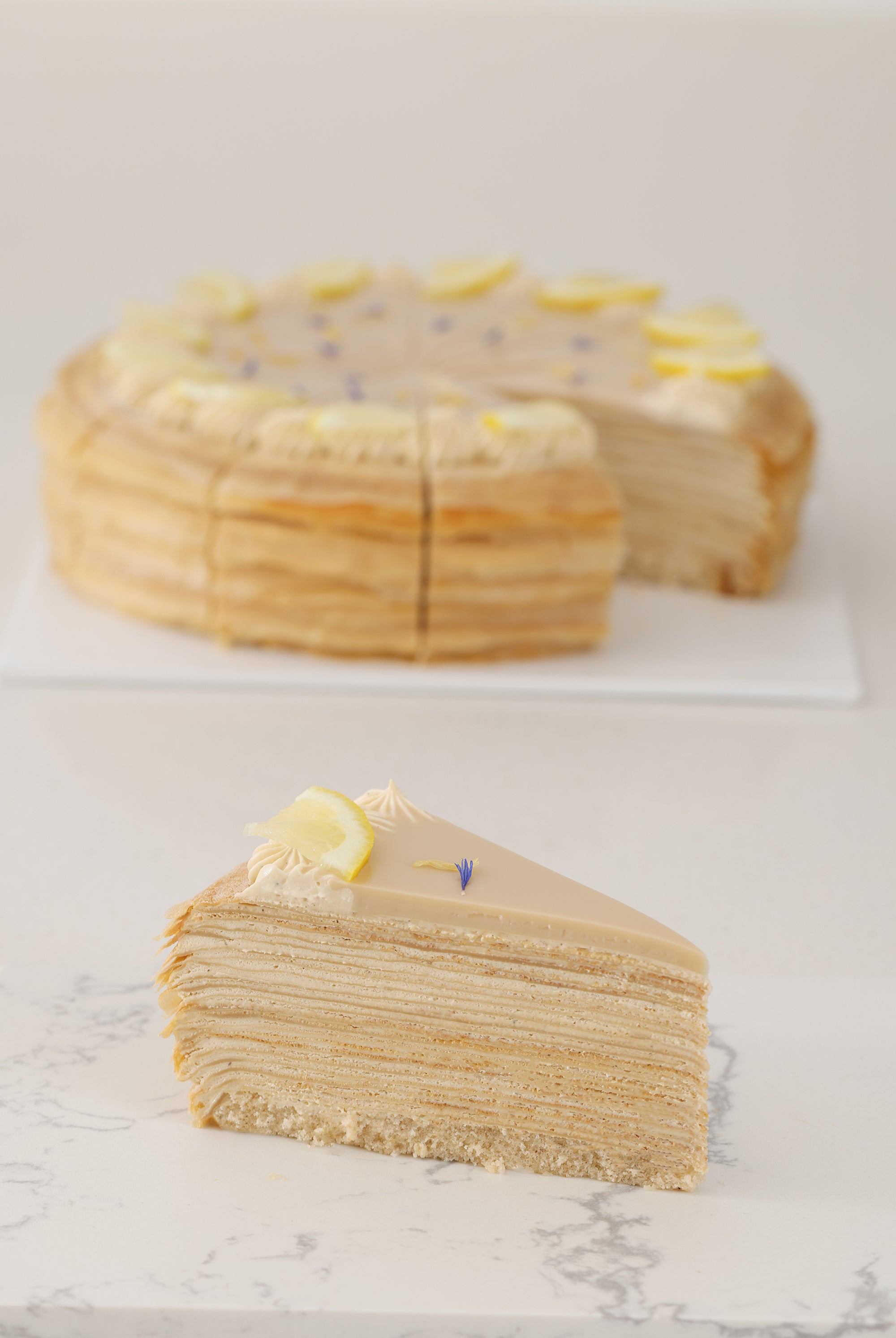 Blacktea Crepe Cake