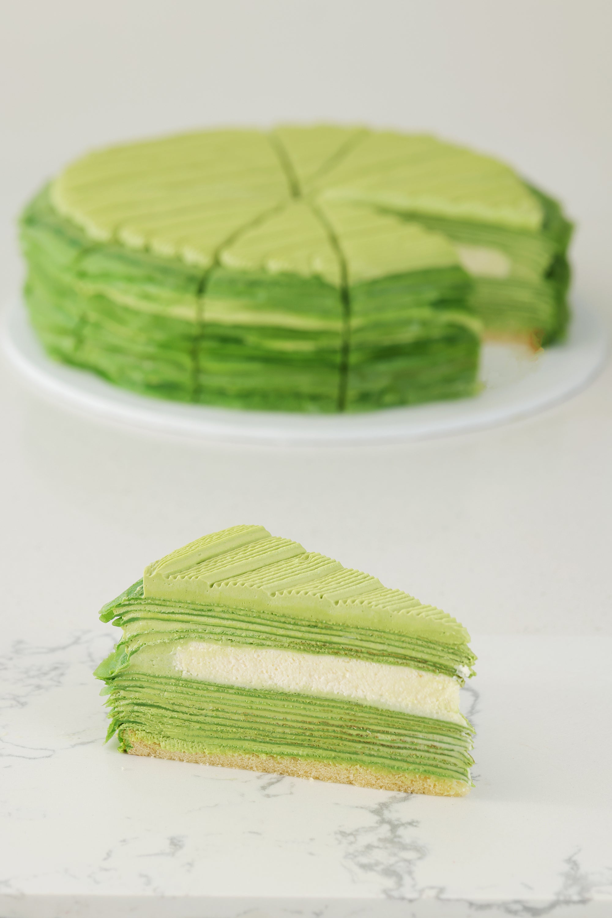 Matcha Crepe Cake